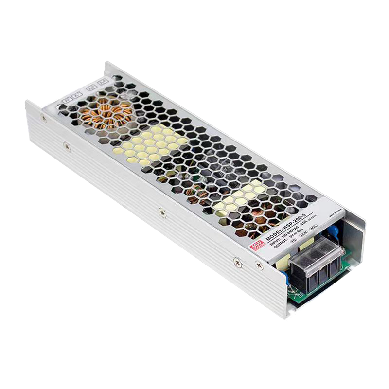 明緯HSP-200-4.2帶有PFC功能開關(guān)電源HSP-200-5顯示屏用防潮電源