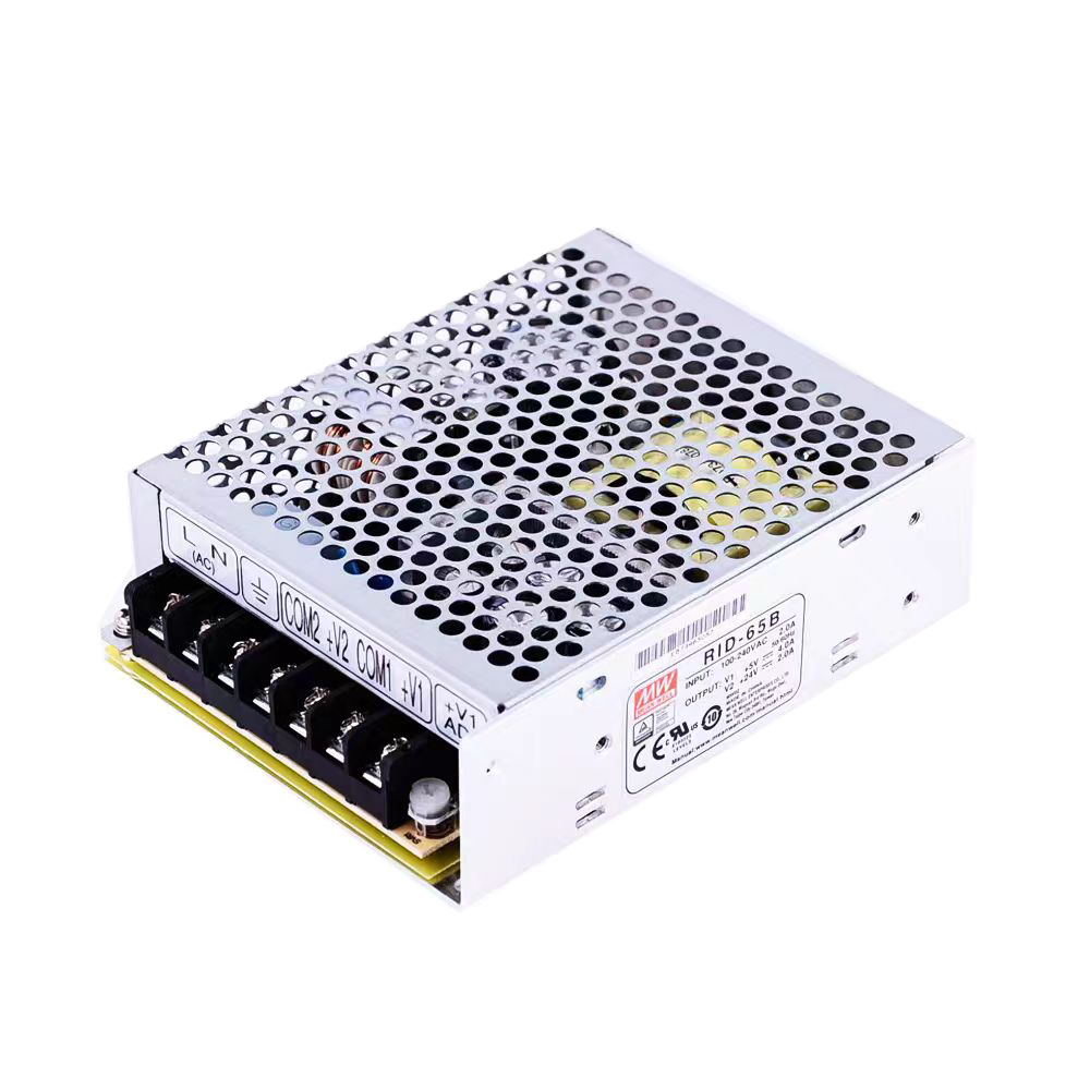 明緯RID-65A雙組輸出開(kāi)關(guān)電源