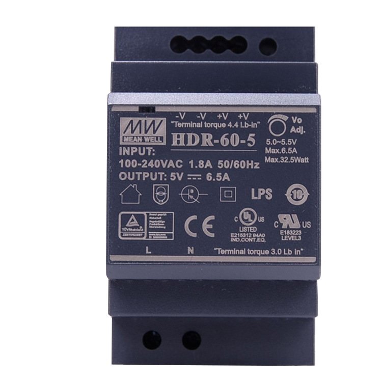 明緯HDR-60系列導(dǎo)軌電源