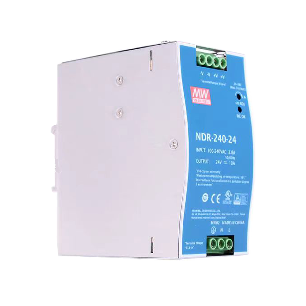 明緯NDR-240-48導(dǎo)軌電源