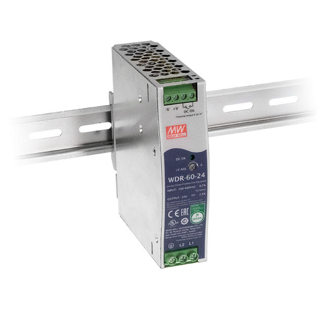 明緯WDR-60-24軌道電源