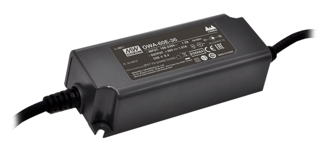 臺灣明緯OWA-60E-24歐規(guī)防潮適配器