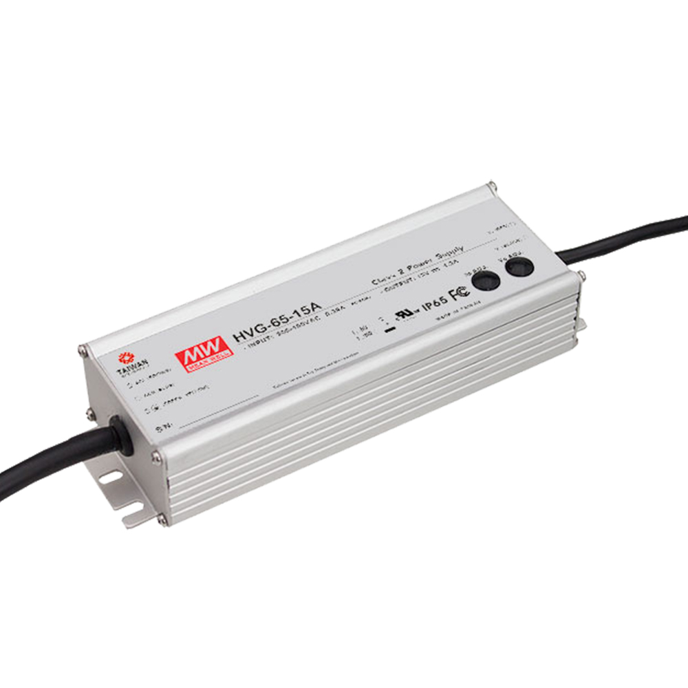 明緯HVG-65系列65W恒流型+恒壓型LED驅(qū)動器