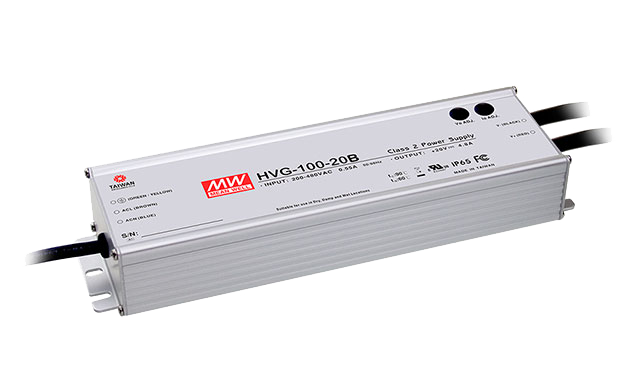 明緯HVG-100系列100W恒流型+恒壓型LED驅(qū)動(dòng)器