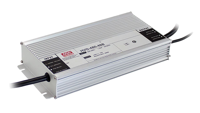 明緯HVG-480系列480W恒流型+恒壓型LED驅(qū)動器