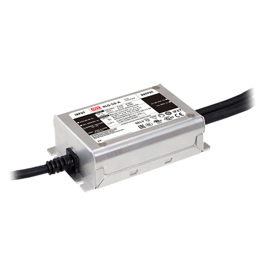 明緯XLG-50系列50W恒功率LED驅(qū)動器