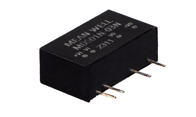 明緯電源MDS01-N單組MDD01-N雙組1W SIP封裝DC-DC醫(yī)療級(jí)非穩(wěn)壓轉(zhuǎn)換器