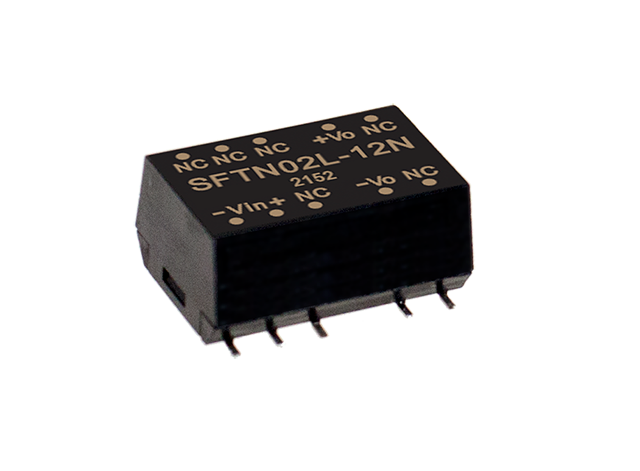 明緯電源SFTN02-N系列2W SMD封裝DC-DC非穩(wěn)壓轉(zhuǎn)換器